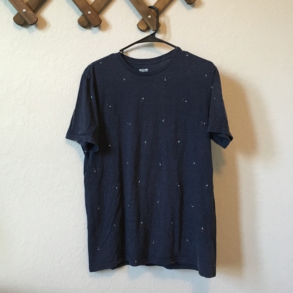 Men’s Blue Dotted T-Shirt